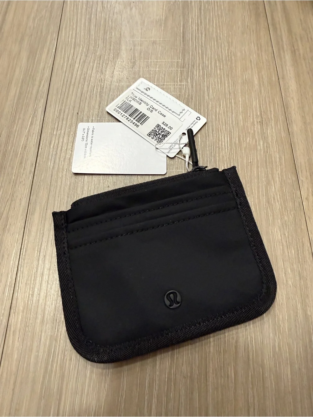 lululemon athletica Black Card Holder Wallet - Picture 1 of 4